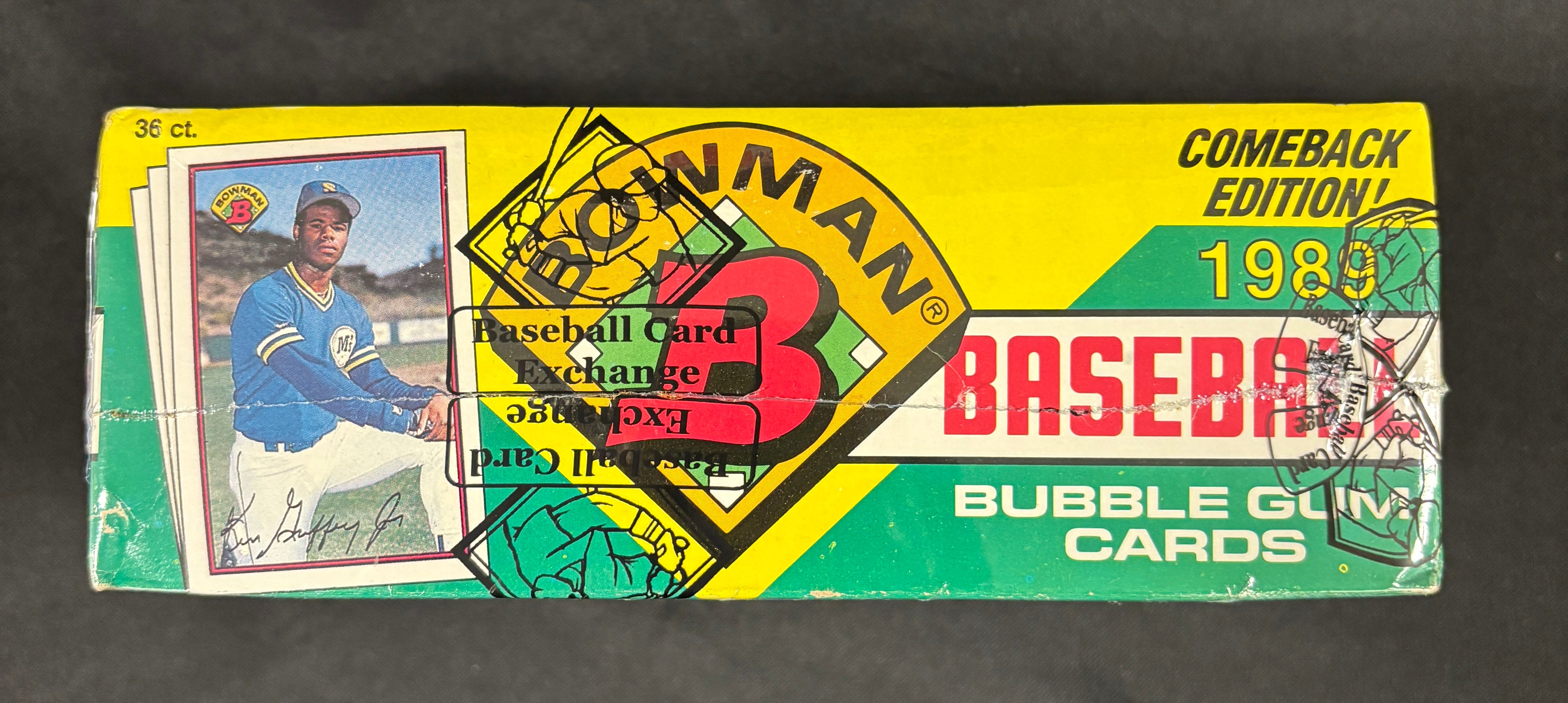 1989 Bowman Baseball Wax Box BBCE Wrapped/Sealed