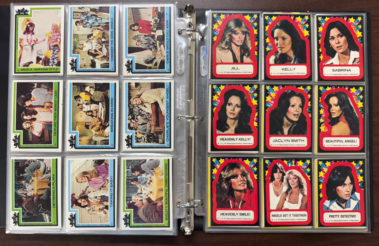 1977 Topps Charlie's Angels Complete Set Series 1-4 (253) W/ Stickers (44) NM