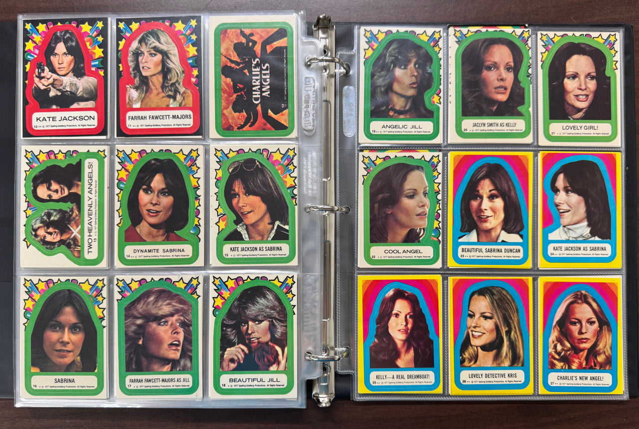 1977 Topps Charlie's Angels Complete Set Series 1-4 (253) W/ Stickers (44) NM