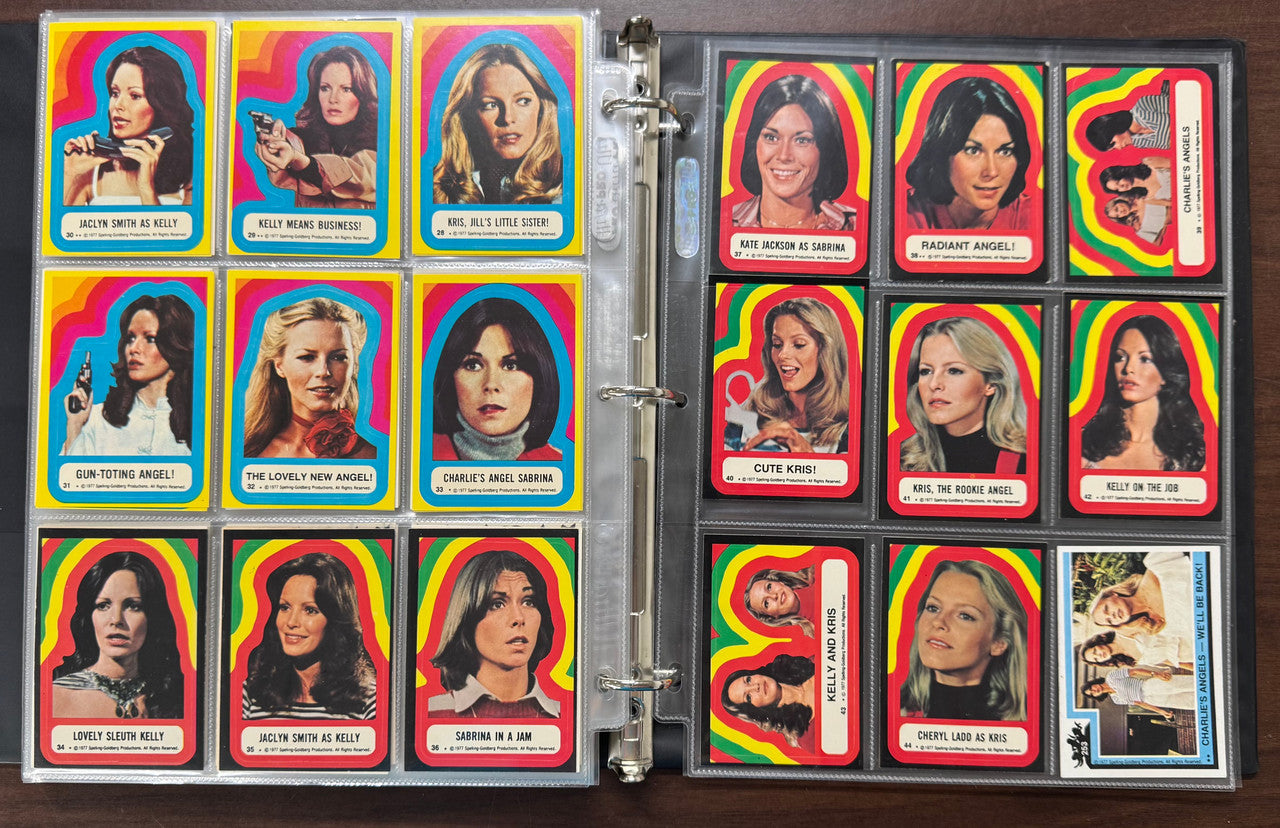 1977 Topps Charlie's Angels Complete Set Series 1-4 (253) W/ Stickers (44) NM