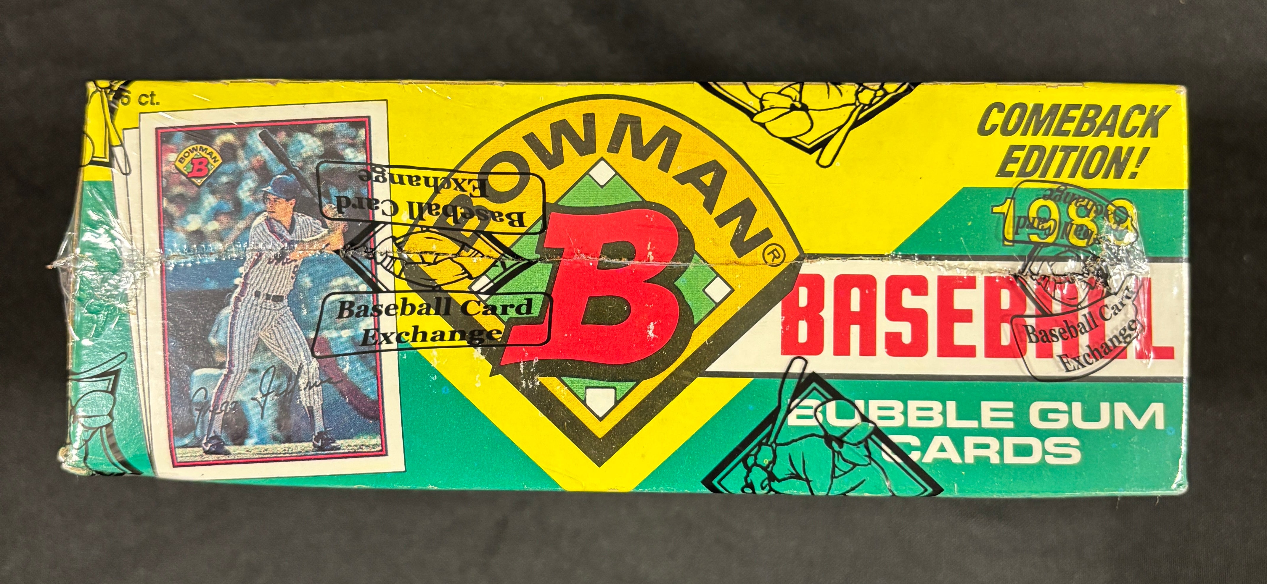 1989 Bowman Baseball Wax Box BBCE Wrapped/Sealed FASC