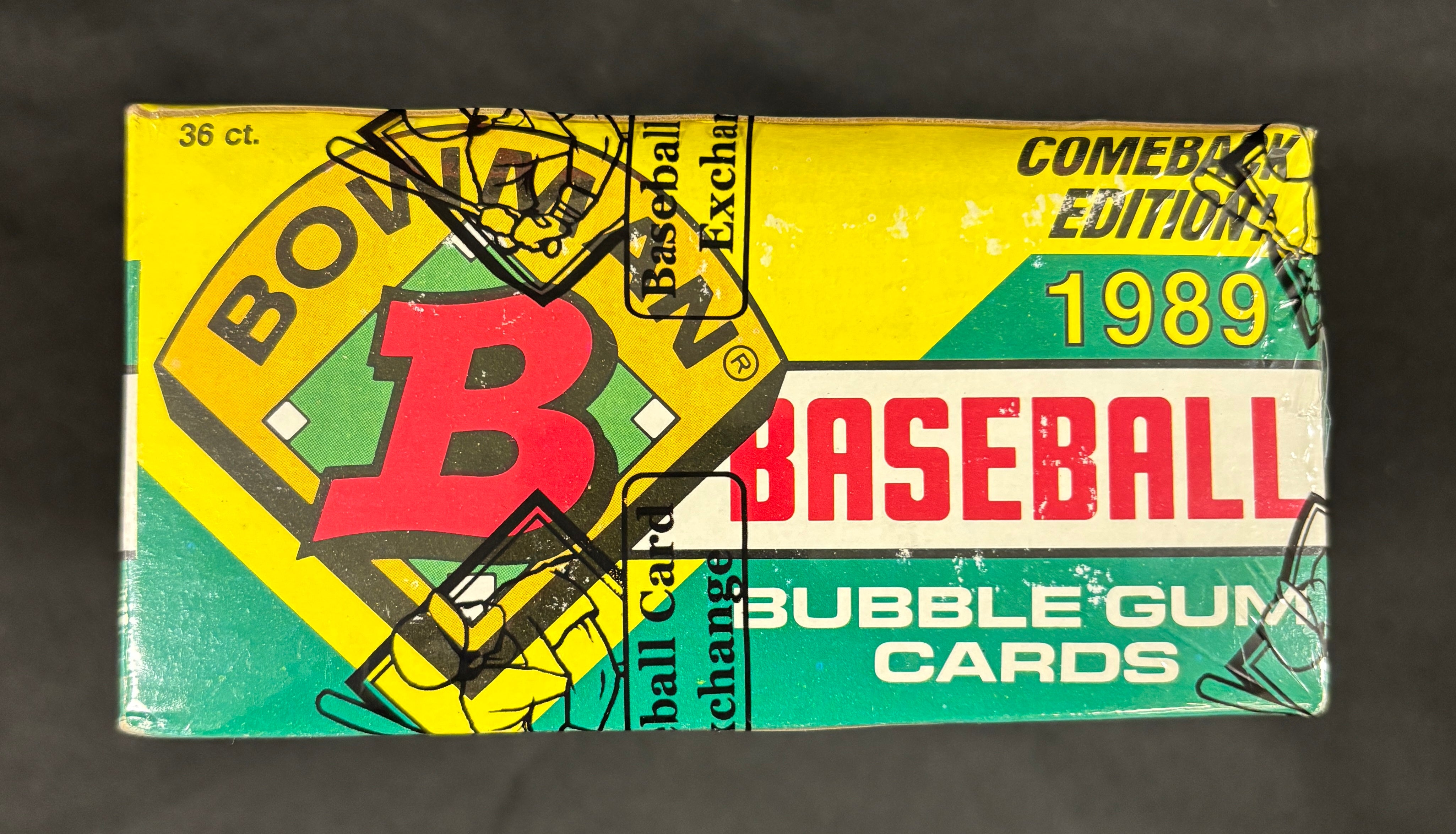 1989 Bowman Baseball Wax Box BBCE Wrapped/Sealed FASC
