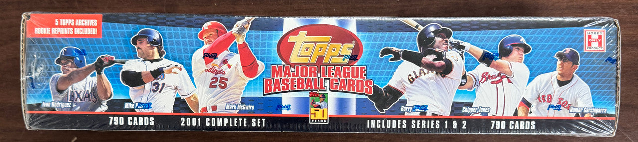 2001 Topps Baseball Complete Factory Set Blue Box Factory Sealed