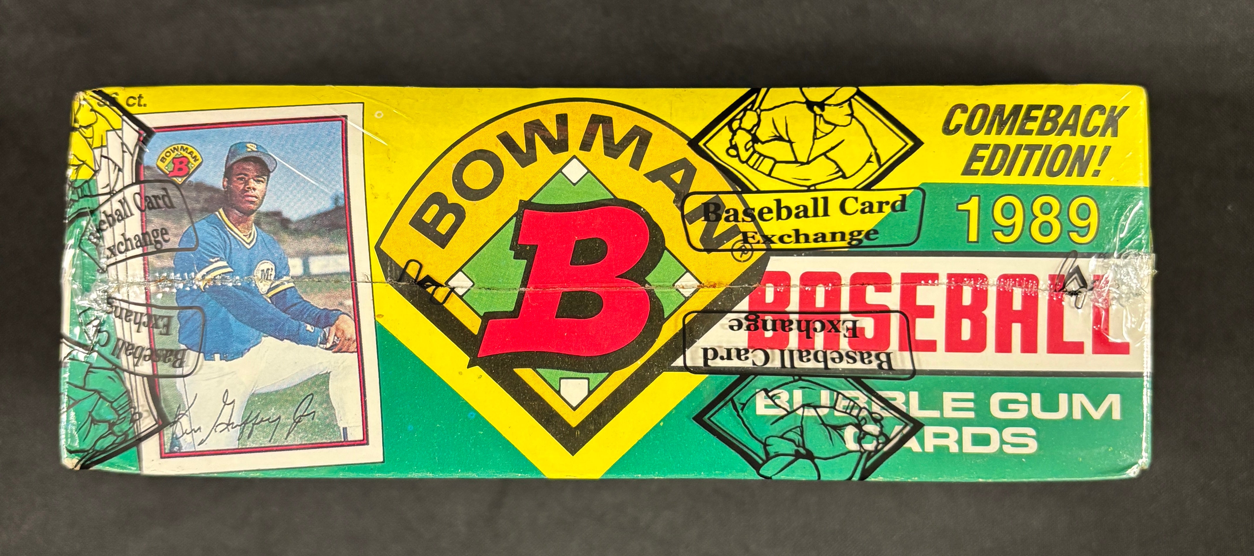 1989 Bowman Baseball Wax Box BBCE Wrapped/Sealed FASC