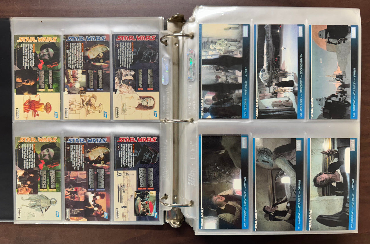 1994-97 Topps Widevision Star Wars Complete Set Series 1-4 W/ Binder and Promos