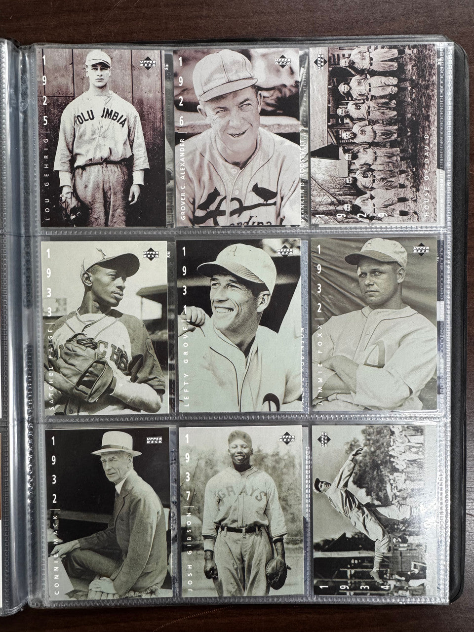 1994 Upper Deck Baseball The American Epic Complete Set (90 Total Cards)