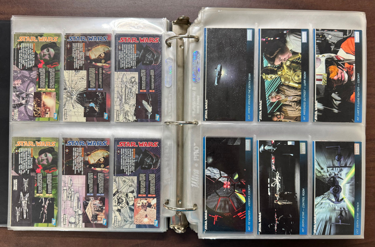 1994-97 Topps Widevision Star Wars Complete Set Series 1-4 W/ Binder and Promos