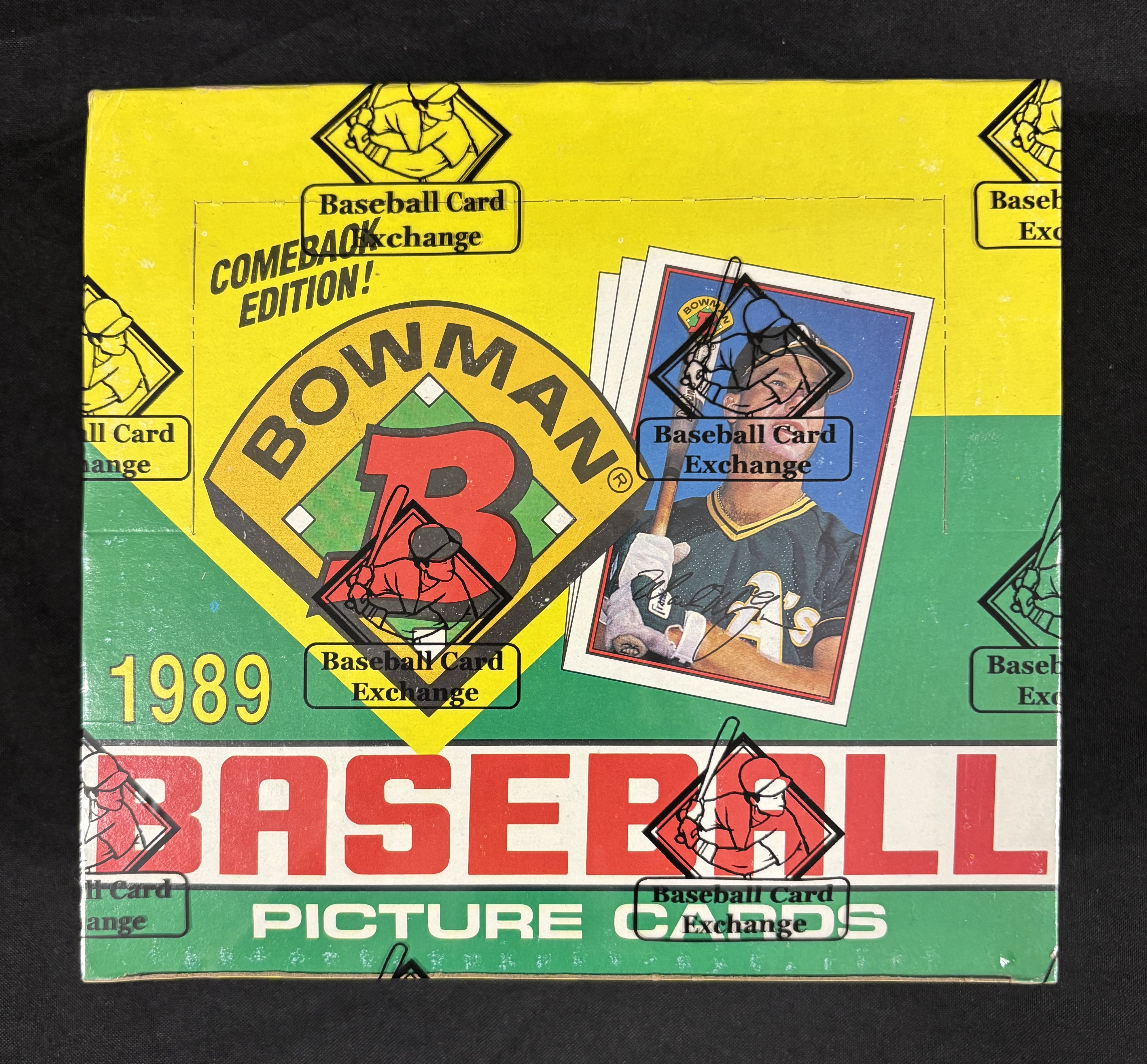 1989 Bowman Baseball Jumbo Cello Box BBCE Wrapped/Sealed