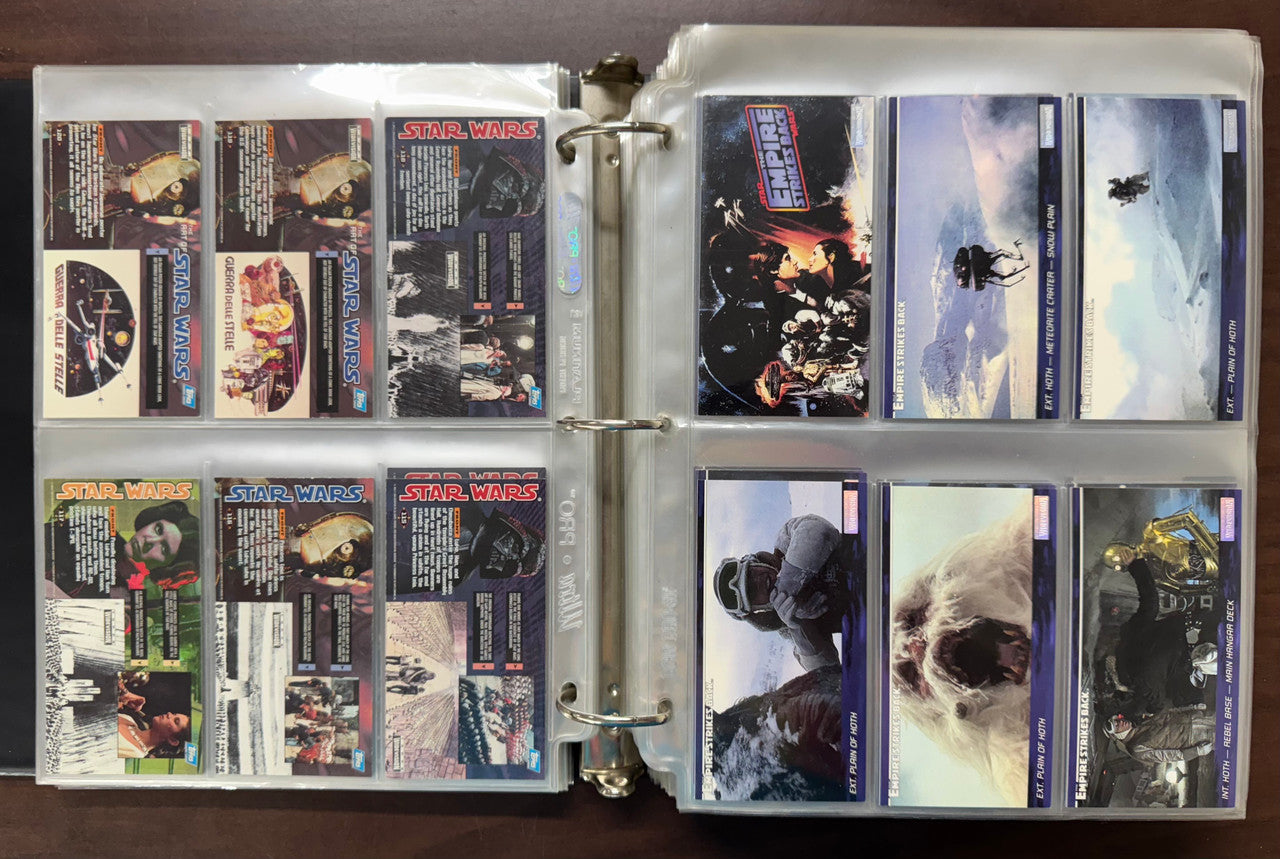 1994-97 Topps Widevision Star Wars Complete Set Series 1-4 W/ Binder and Promos