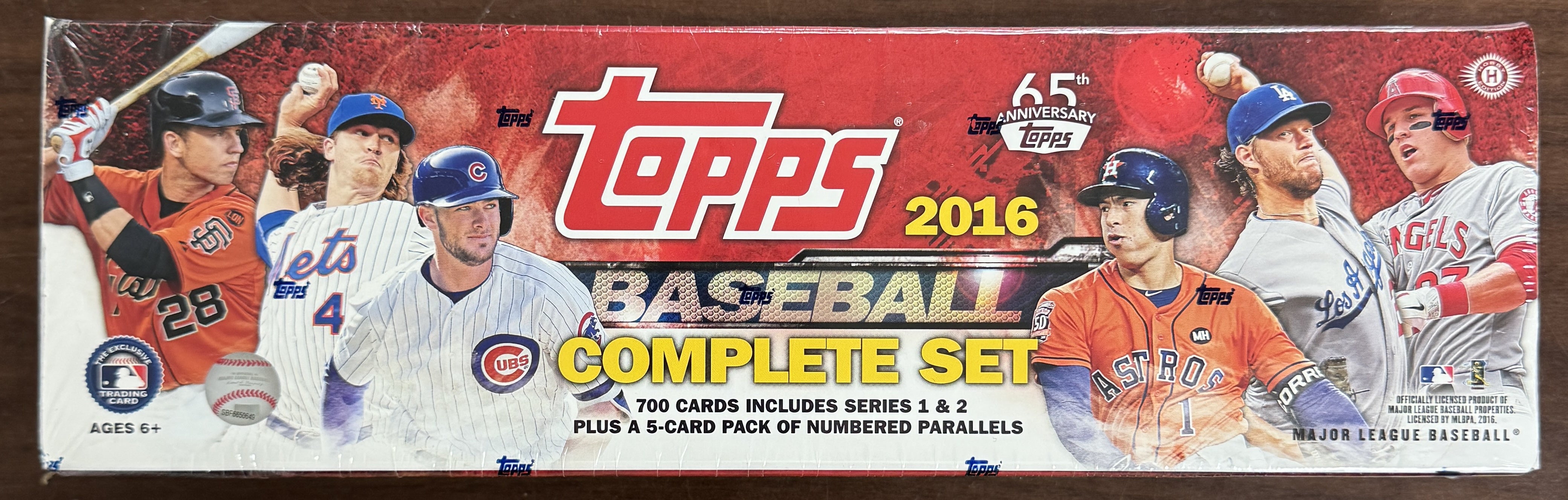 2016 Topps Baseball Complete Set Factory Sealed