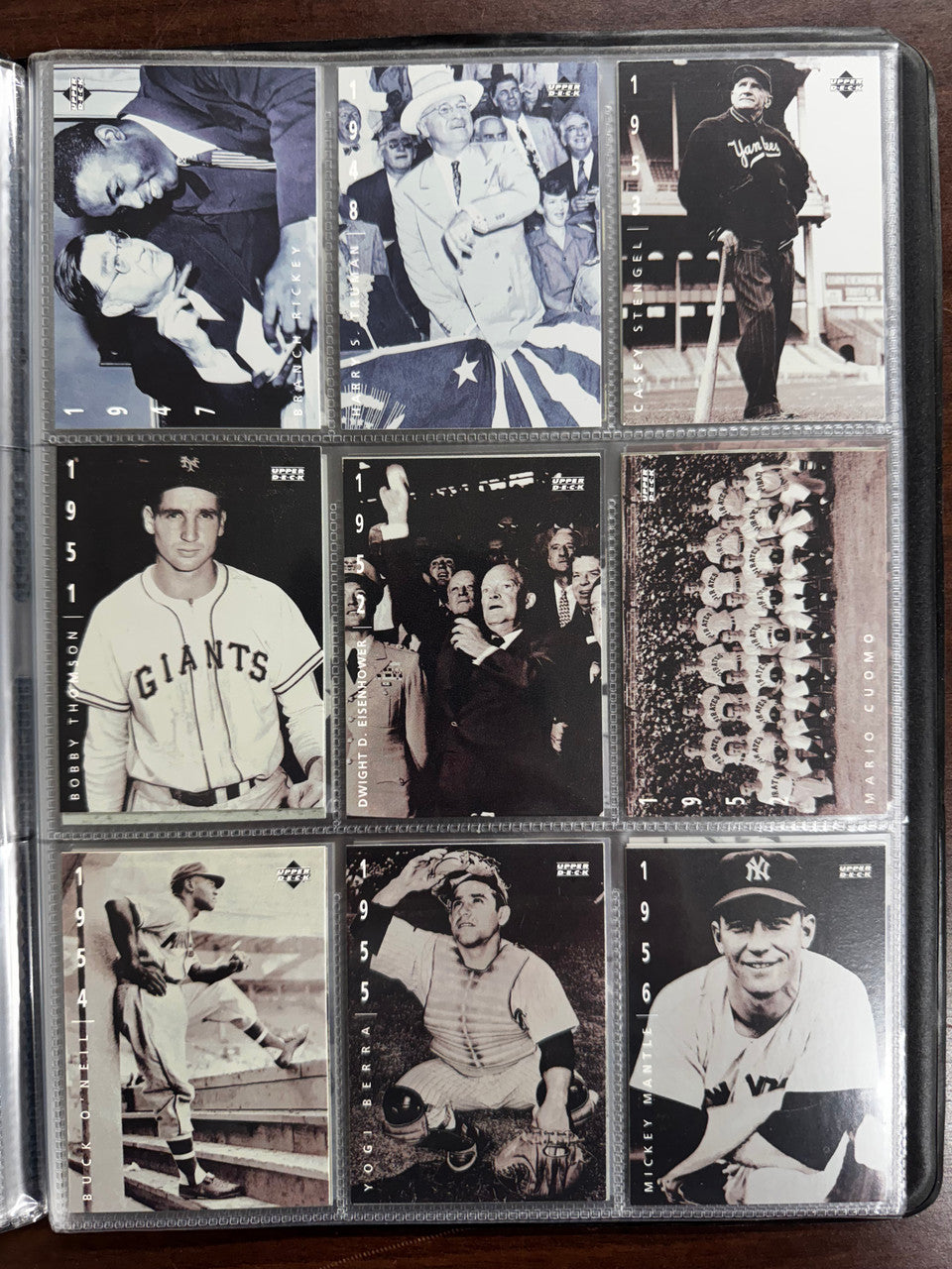 1994 Upper Deck Baseball The American Epic Complete Set (90 Total Cards)