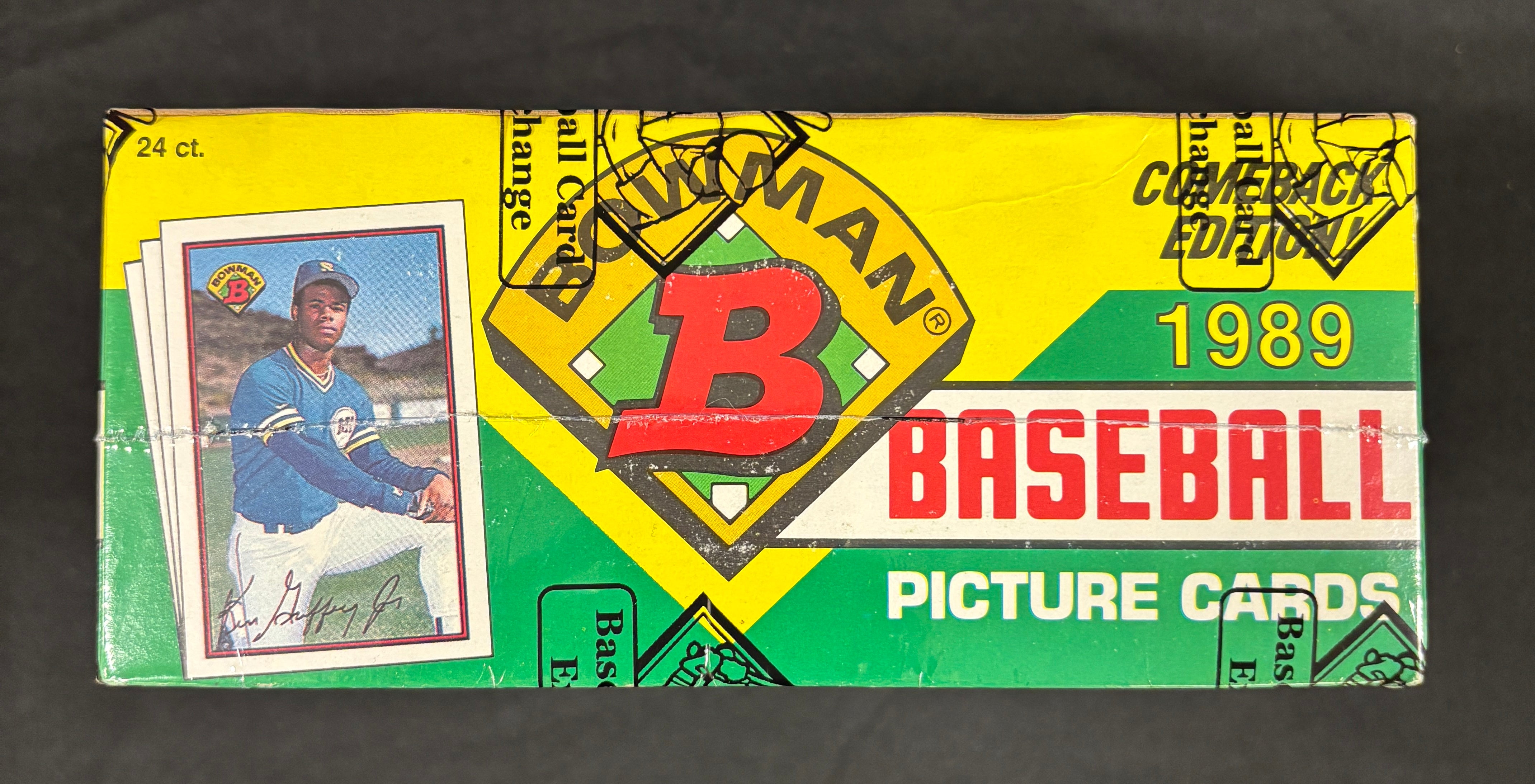 1989 Bowman Baseball Jumbo Cello Box BBCE Wrapped/Sealed