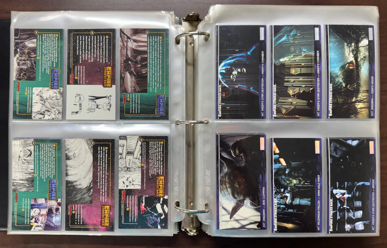 1994-97 Topps Widevision Star Wars Complete Set Series 1-4 W/ Binder and Promos