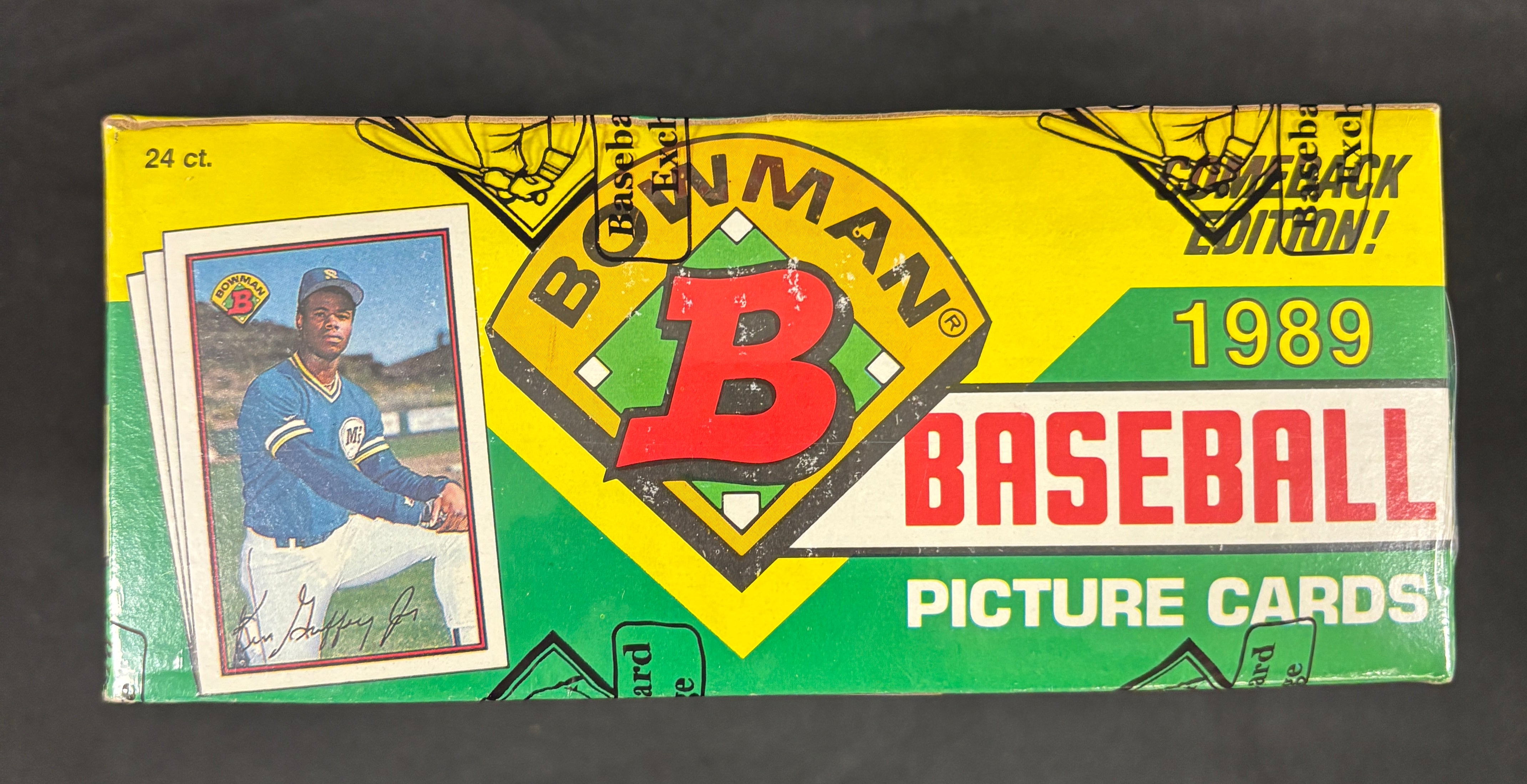 1989 Bowman Baseball Jumbo Cello Box BBCE Wrapped/Sealed