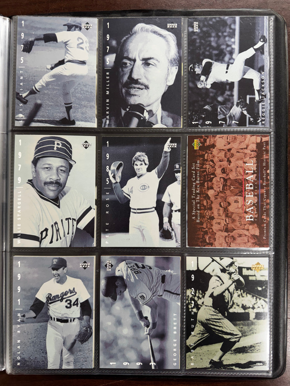 1994 Upper Deck Baseball The American Epic Complete Set (90 Total Cards)