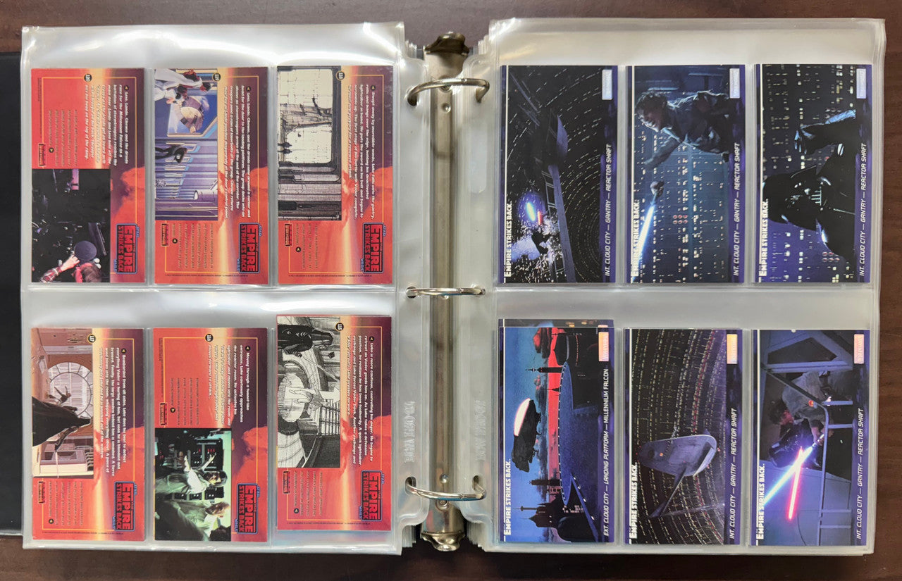 1994-97 Topps Widevision Star Wars Complete Set Series 1-4 W/ Binder and Promos