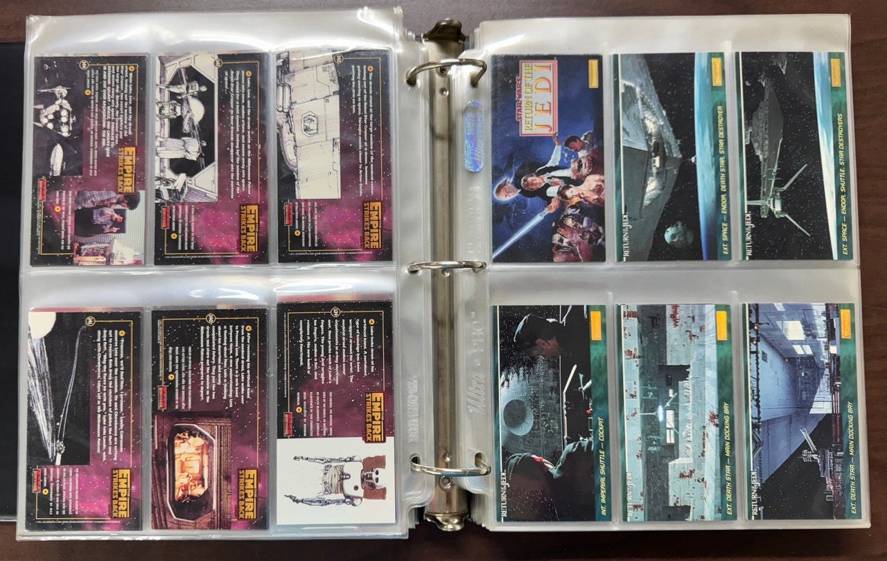 1994-97 Topps Widevision Star Wars Complete Set Series 1-4 W/ Binder and Promos