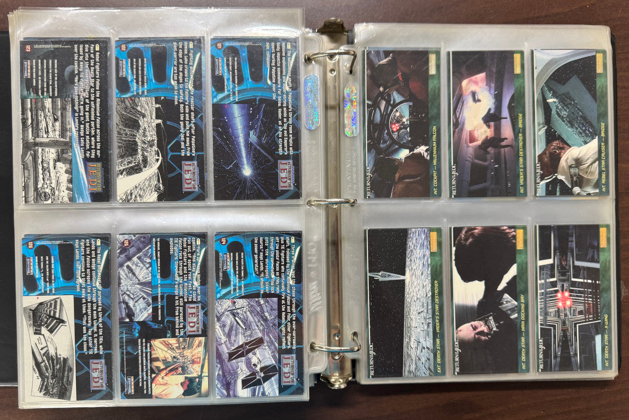 1994-97 Topps Widevision Star Wars Complete Set Series 1-4 W/ Binder and Promos