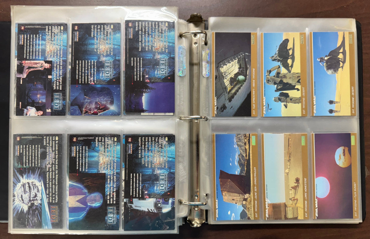 1994-97 Topps Widevision Star Wars Complete Set Series 1-4 W/ Binder and Promos