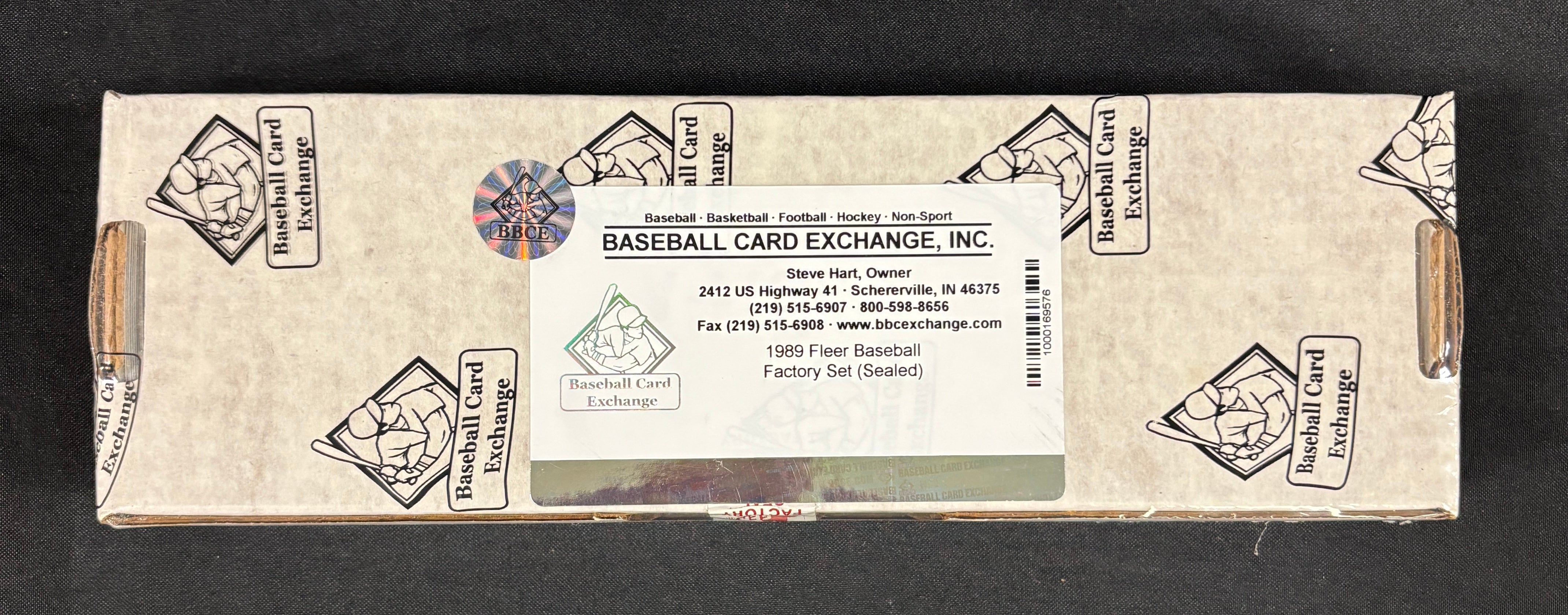 1989 Fleer Baseball Factory Sealed Set Tape Intact BBCE Wrapped