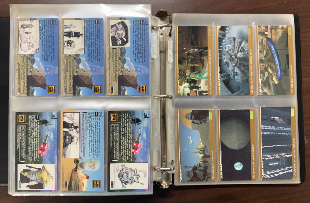 1994-97 Topps Widevision Star Wars Complete Set Series 1-4 W/ Binder and Promos