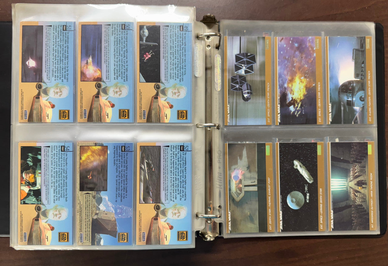 1994-97 Topps Widevision Star Wars Complete Set Series 1-4 W/ Binder and Promos