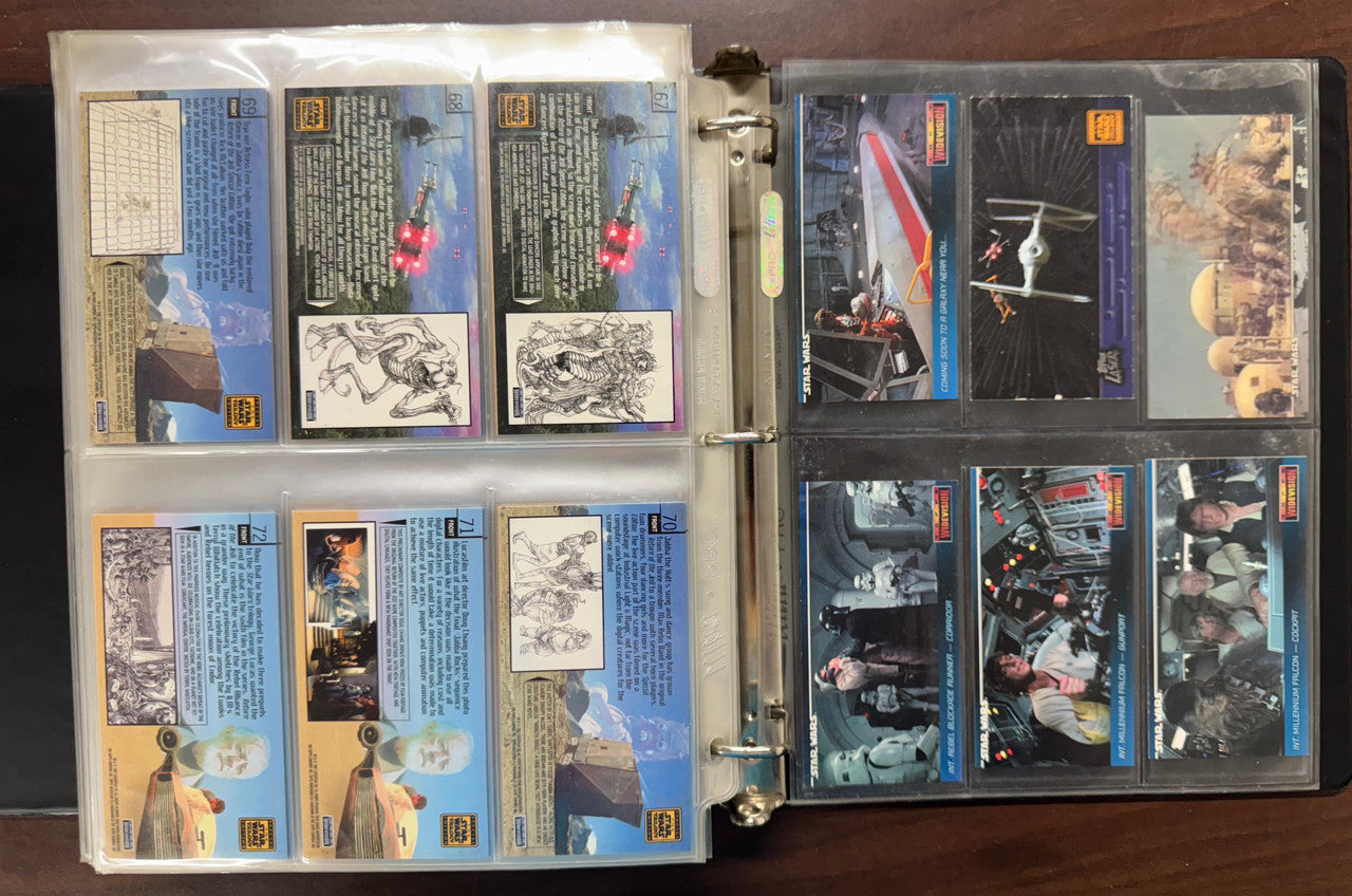 1994-97 Topps Widevision Star Wars Complete Set Series 1-4 W/ Binder and Promos