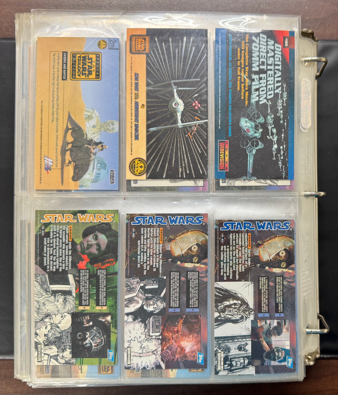 1994-97 Topps Widevision Star Wars Complete Set Series 1-4 W/ Binder and Promos