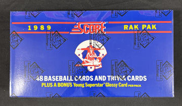 1989 Score Baseball Rack Pack Box BBCE Wrapped/Sealed FASC