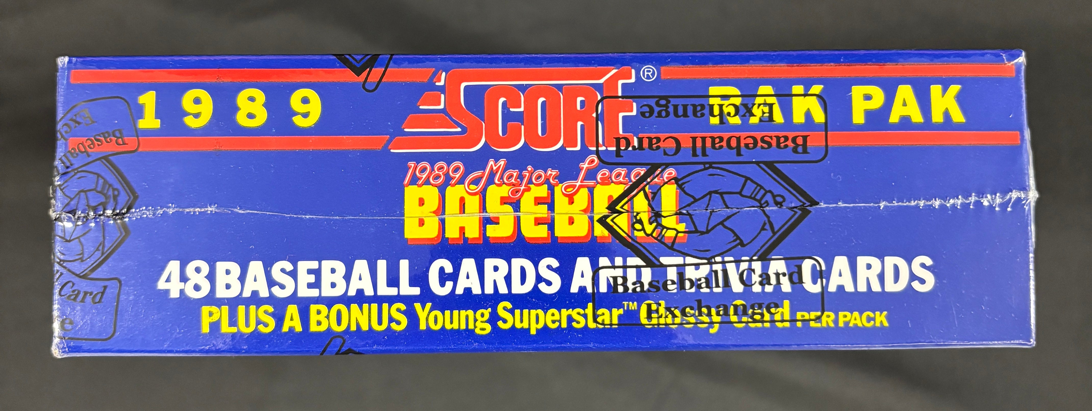 1989 Score Baseball Rack Pack Box BBCE Wrapped/Sealed FASC