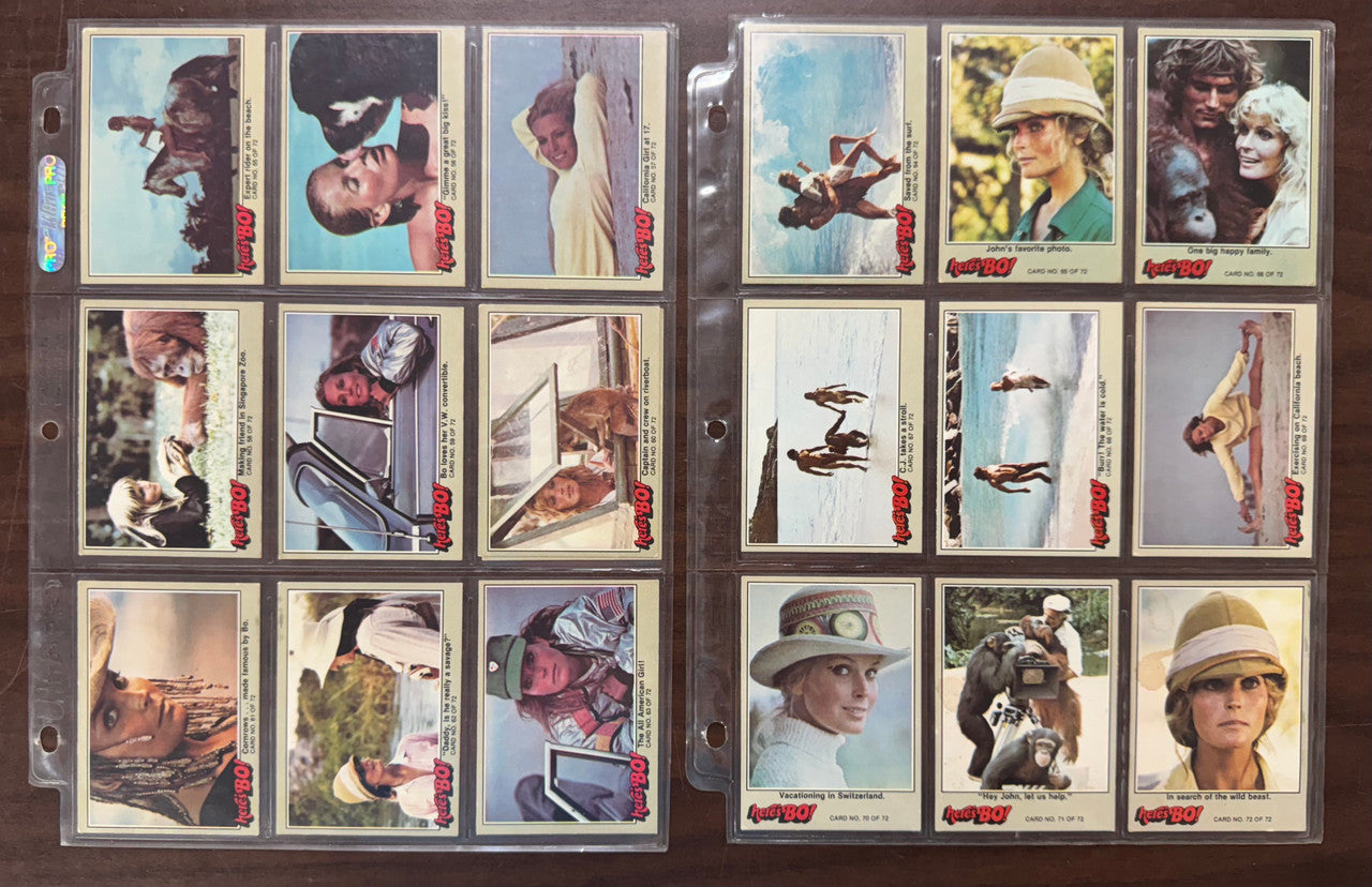 1981 Fleer Here's BO! Complete Card Set (72) EX
