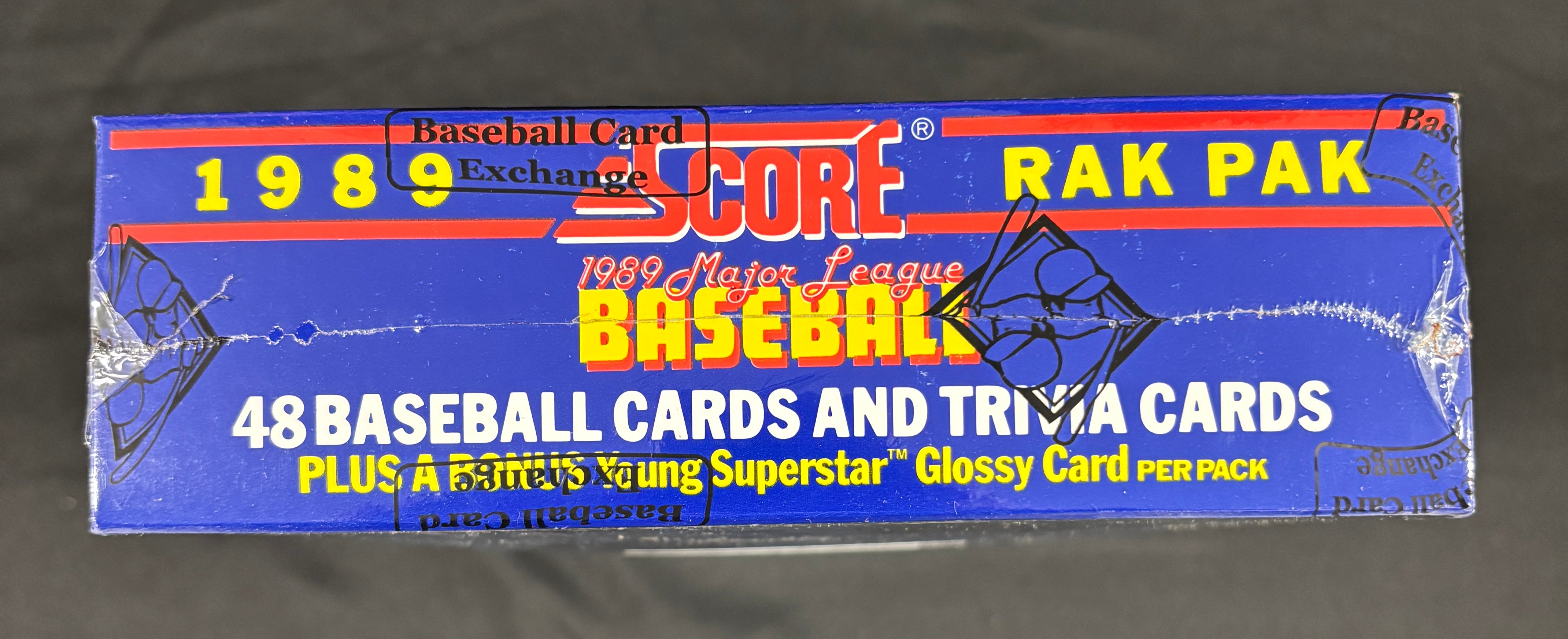 1989 Score Baseball Rack Pack Box BBCE Wrapped/Sealed FASC