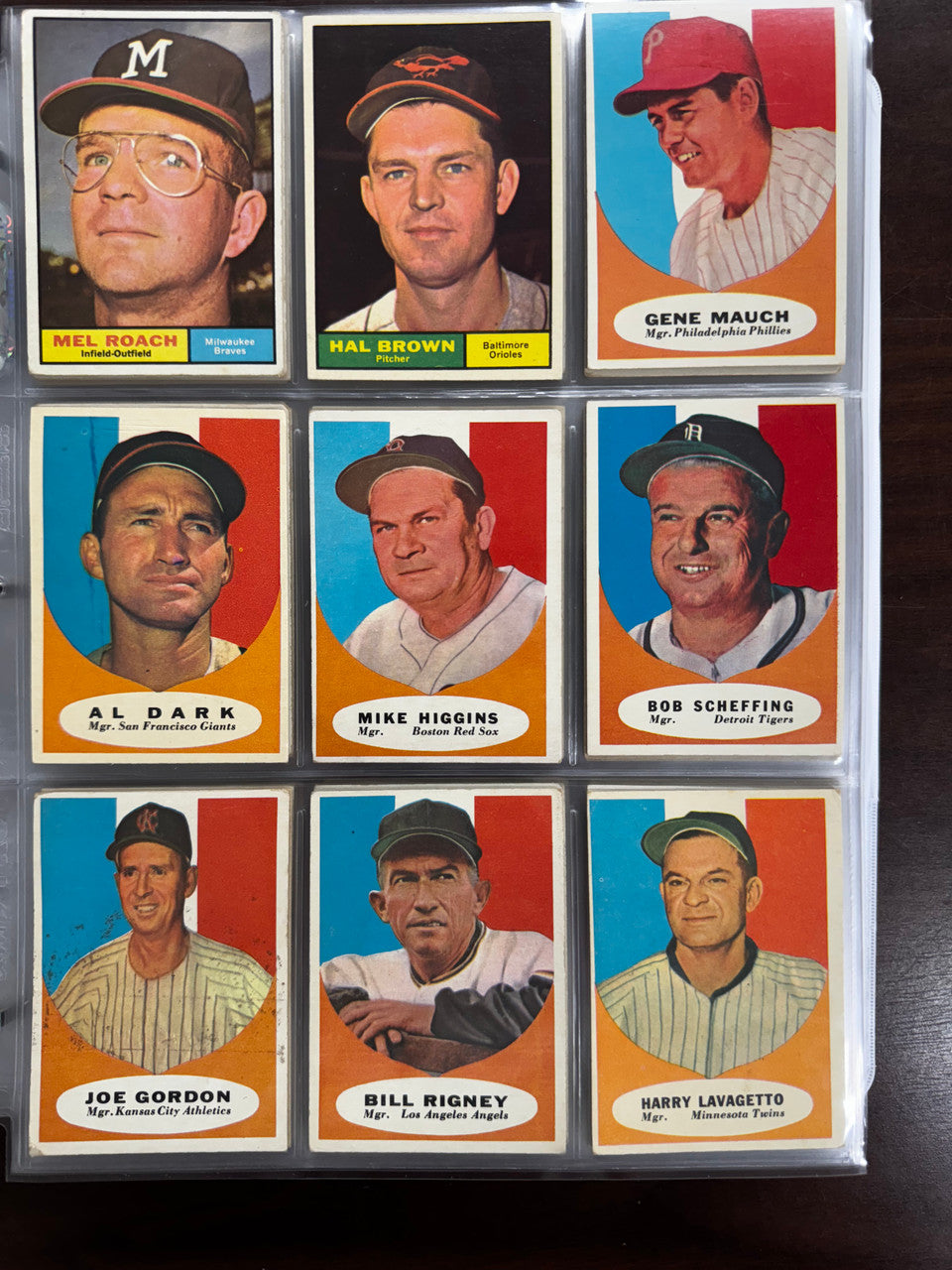 1961 Topps Baseball Near Complete Set 549/587 w/ Graded Overall VG-VG/EX