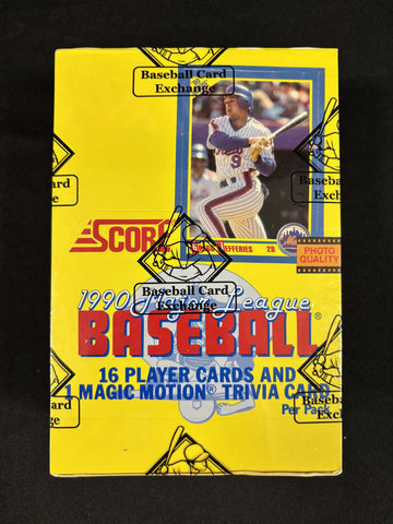 1990 Score Baseball Box BBCE Wrapped/Sealed