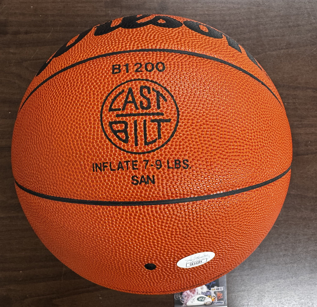Chuck Daly Signed Autographed Wilson Jet Basketball JSA