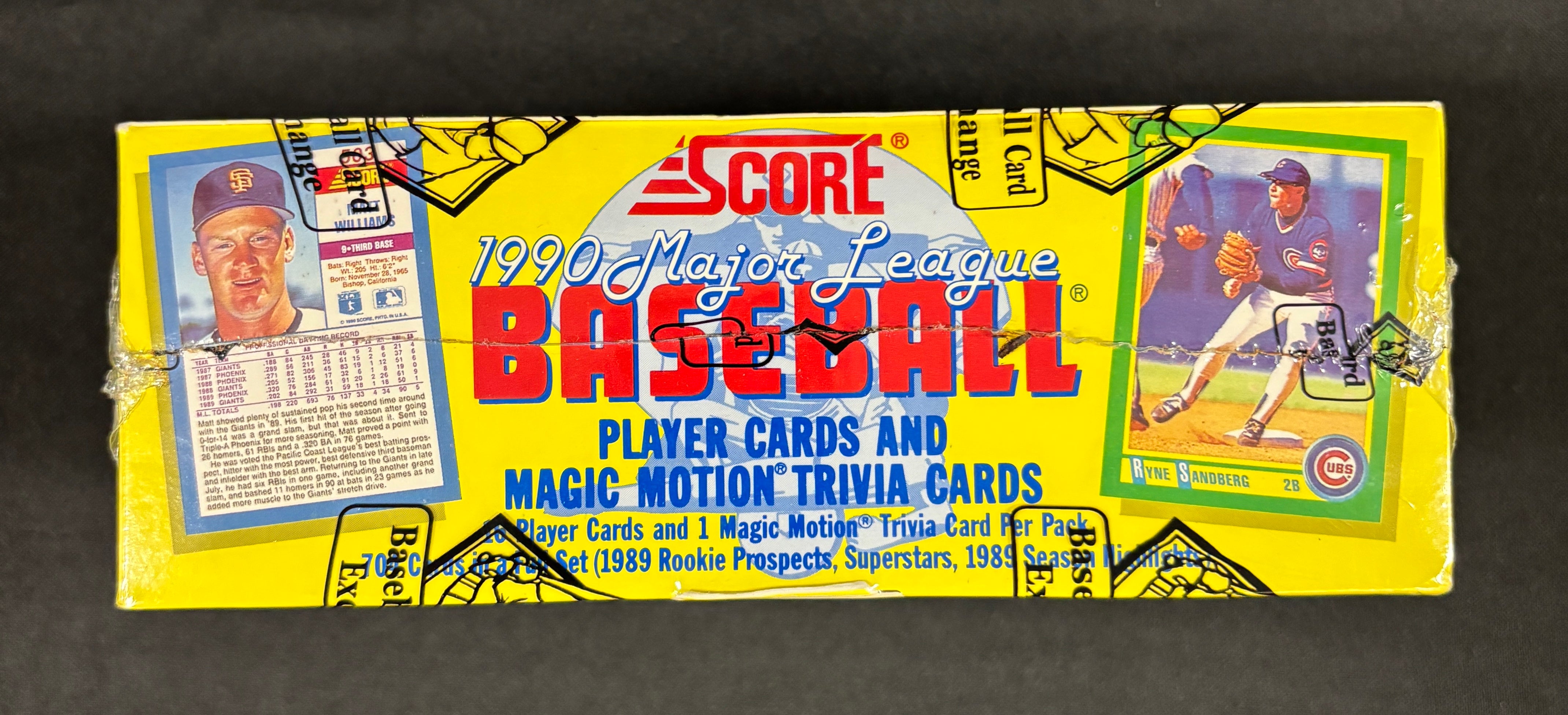 1990 Score Baseball Box BBCE Wrapped/Sealed