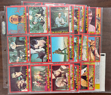 1973 Topps Kung Fu Complete Card Set (60) EX