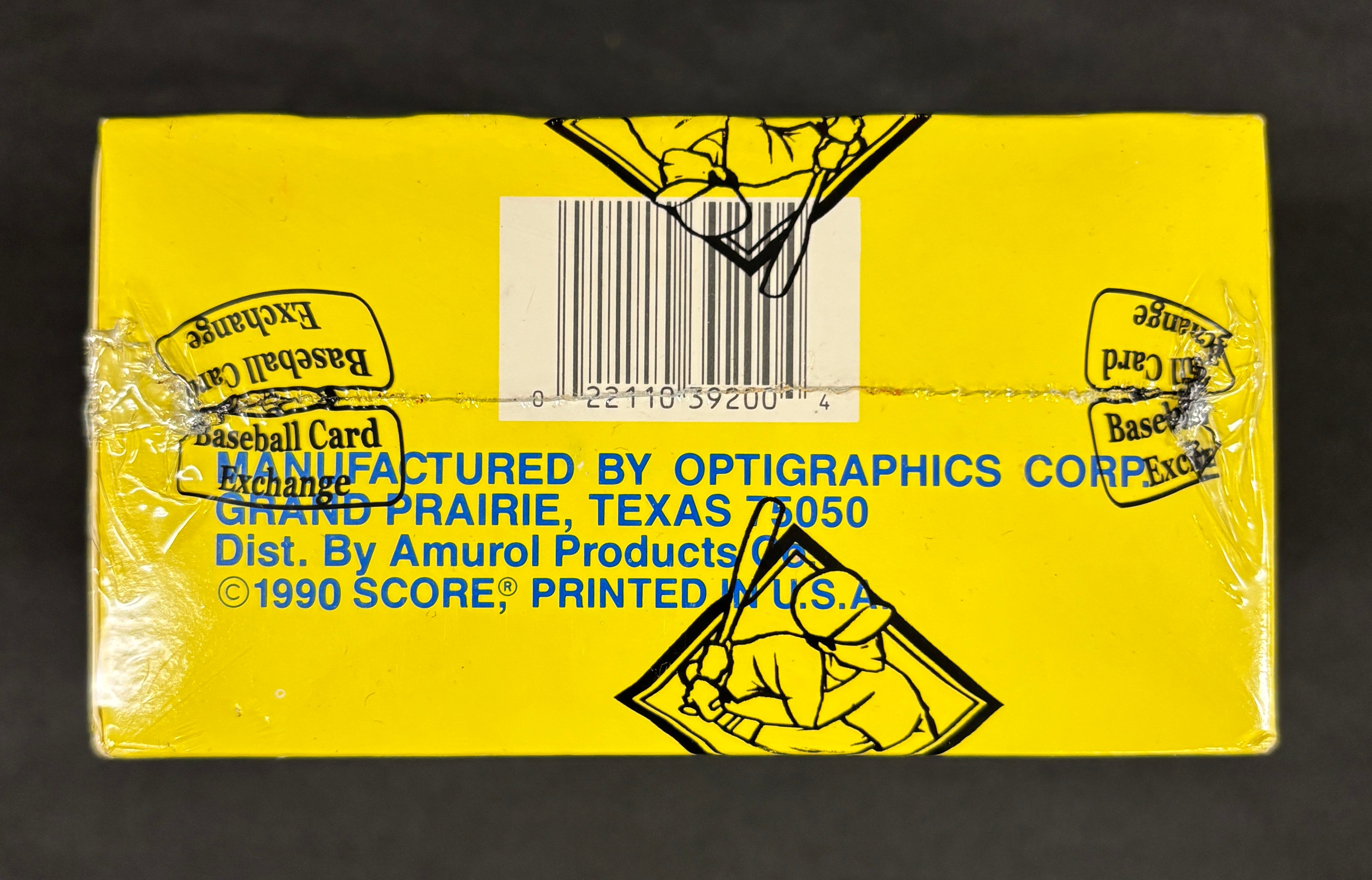 1990 Score Baseball Box BBCE Wrapped/Sealed
