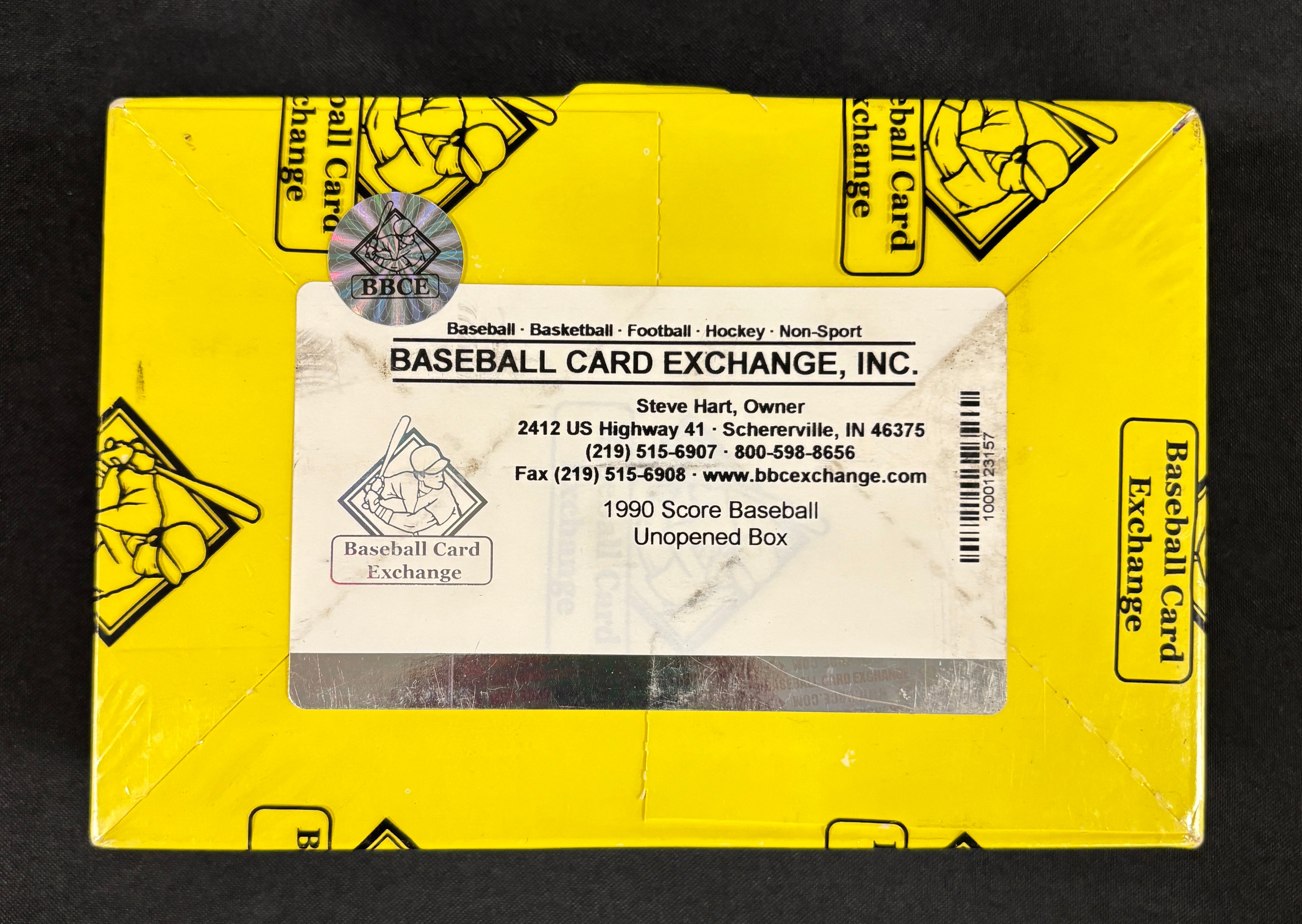 1990 Score Baseball Box BBCE Wrapped/Sealed