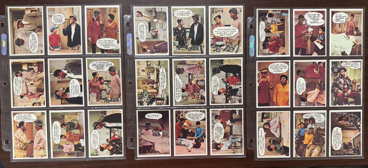 1975 Topps Good Times Complete Card Set (55) W/ Stickers (22) NM