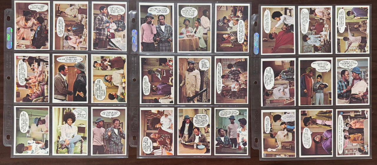 1975 Topps Good Times Complete Card Set (55) W/ Stickers (22) NM