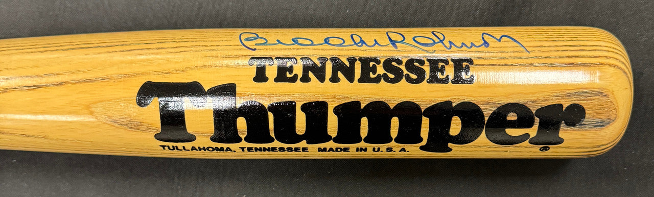Brooks Robinson Signed Autographed Tennessee Thumper Baseball Bat JSA *767