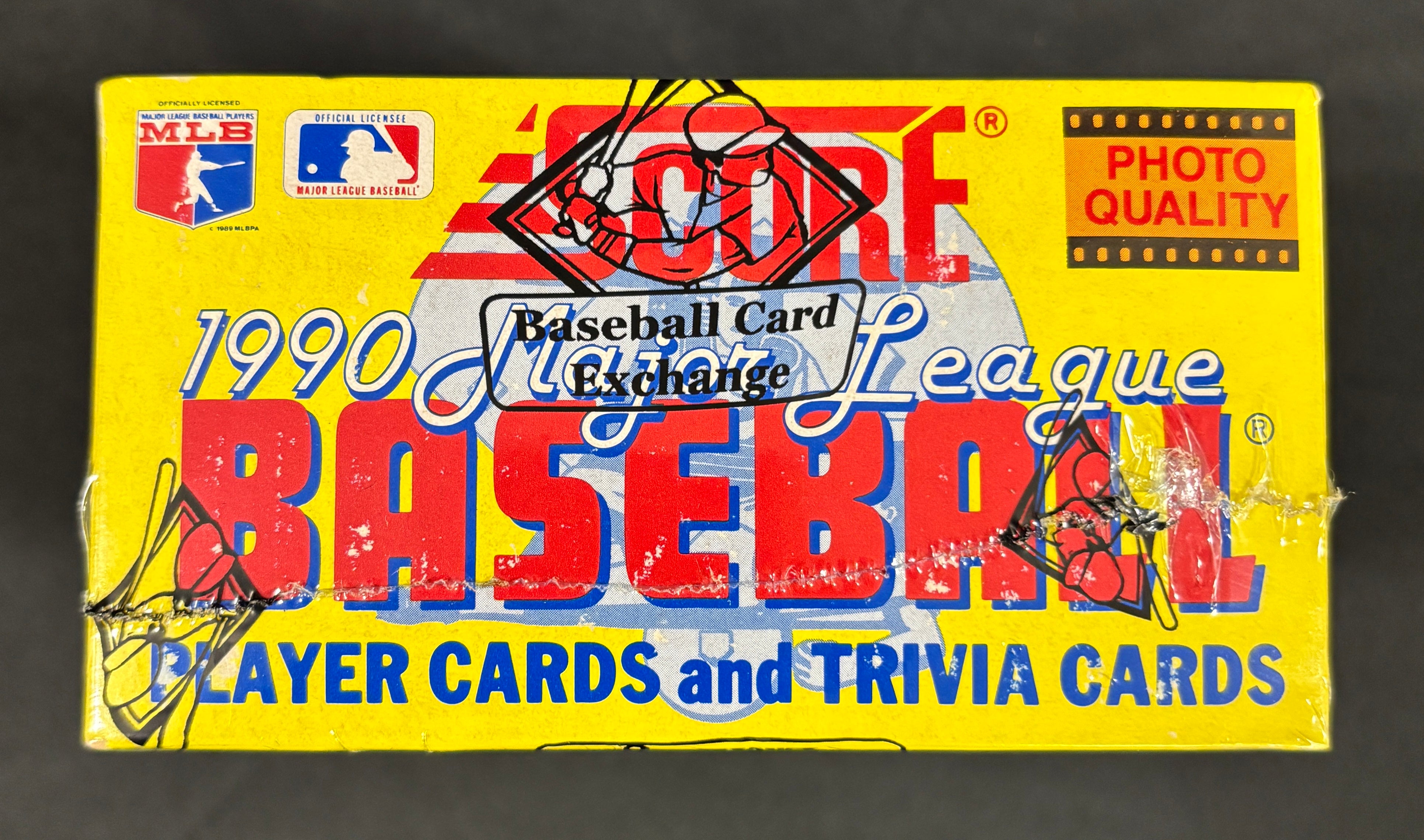 1990 Score Baseball Box BBCE Wrapped/Sealed FASC