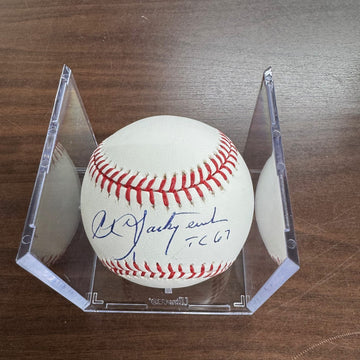 Carl Yastrzemski Signed Autographed Rawlings OML Baseball GAI