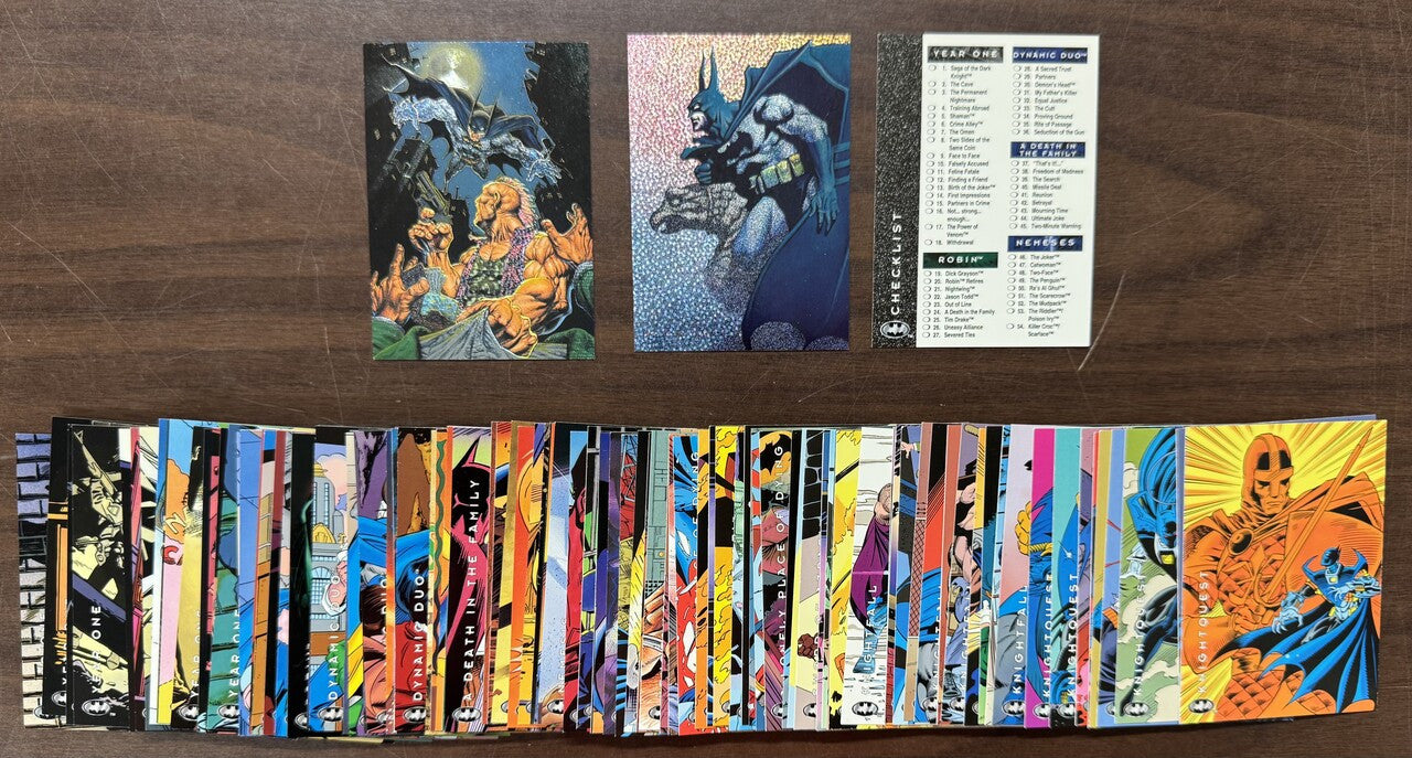1994 SkyBox Batman: Saga of the Dark Knight Complete Card Set (100) NM