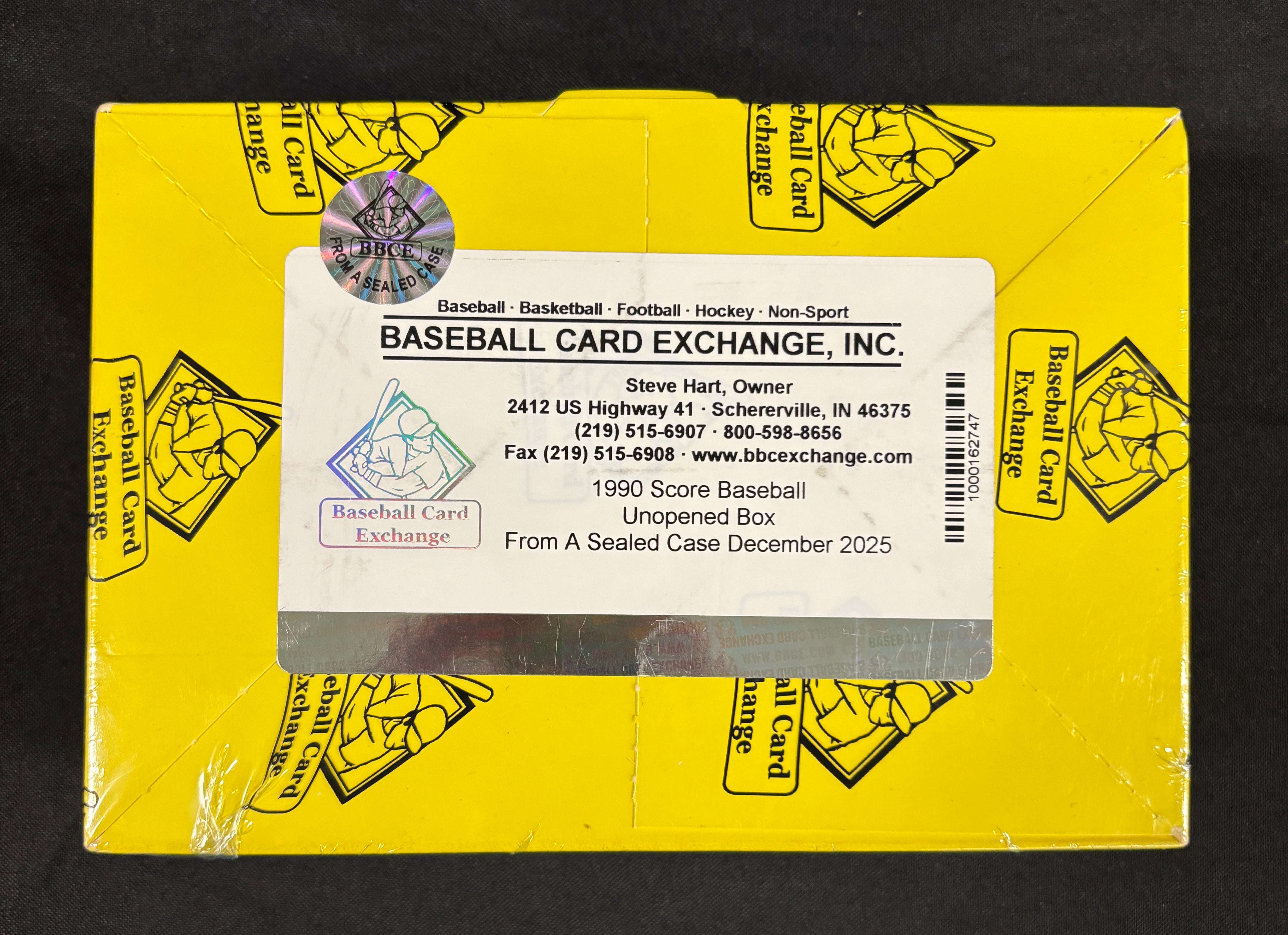 1990 Score Baseball Box BBCE Wrapped/Sealed FASC