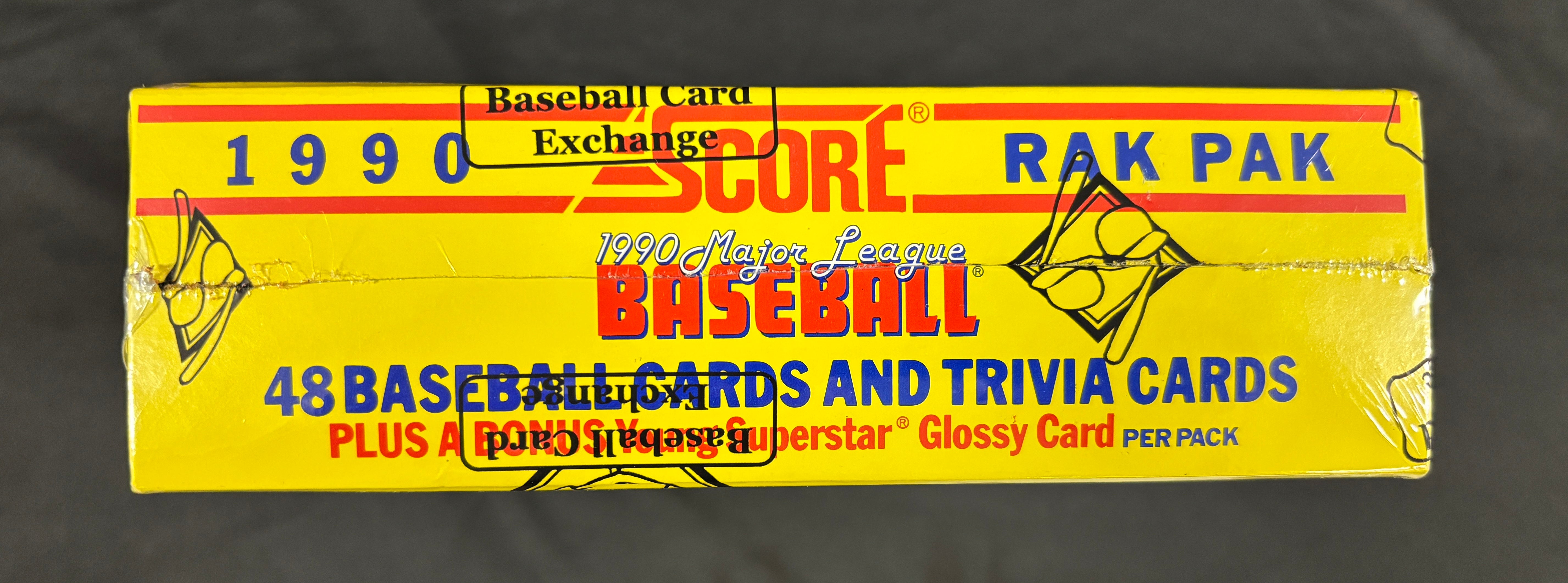 1990 Score Baseball Rack Box BBCE Wrapped/Sealed