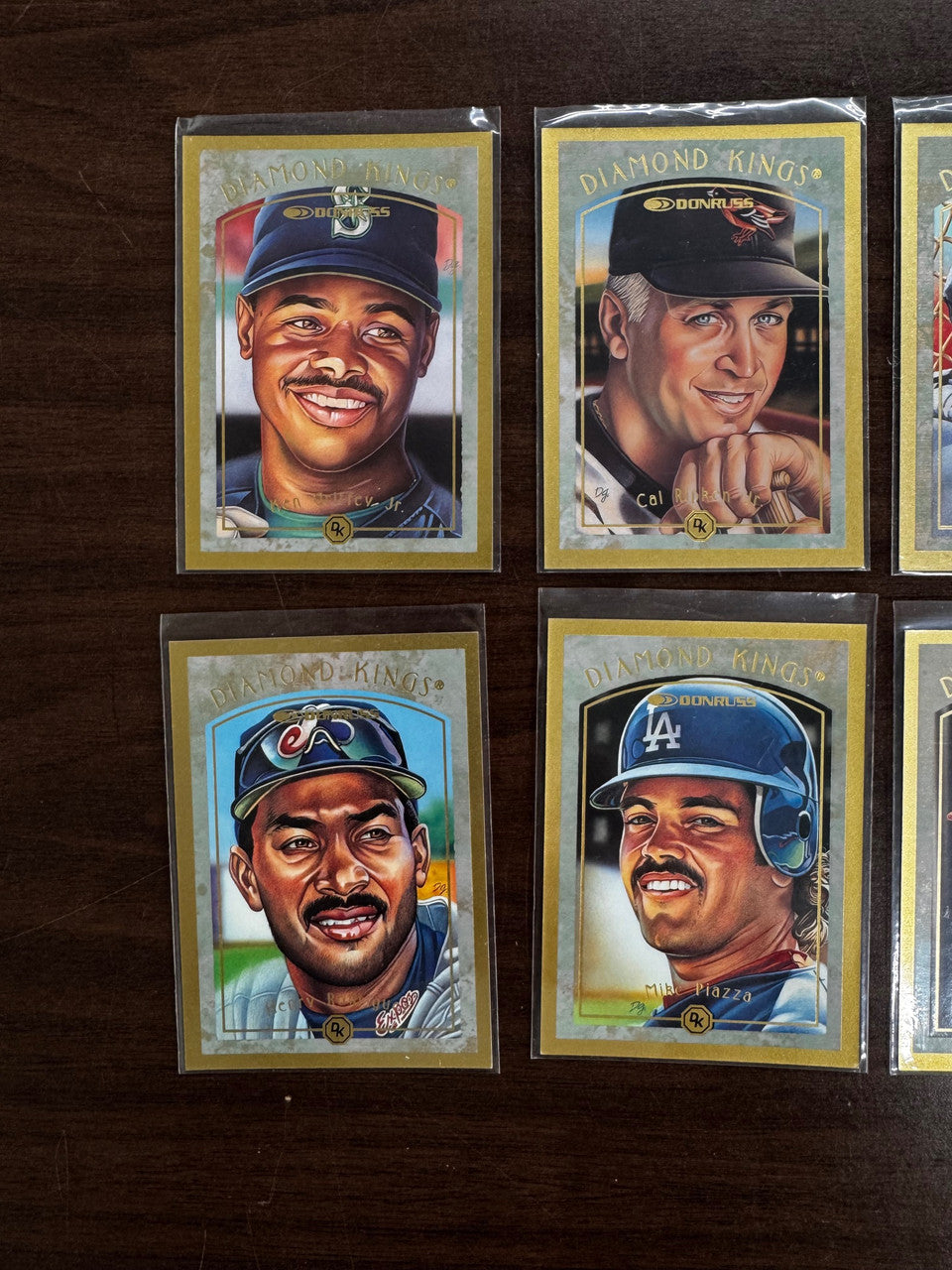 1996 Donruss Diamond Kings Baseball Complete Set (10) /10000