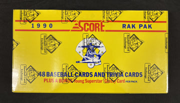 1990 Score Baseball Rack Box BBCE Wrapped/Sealed FASC