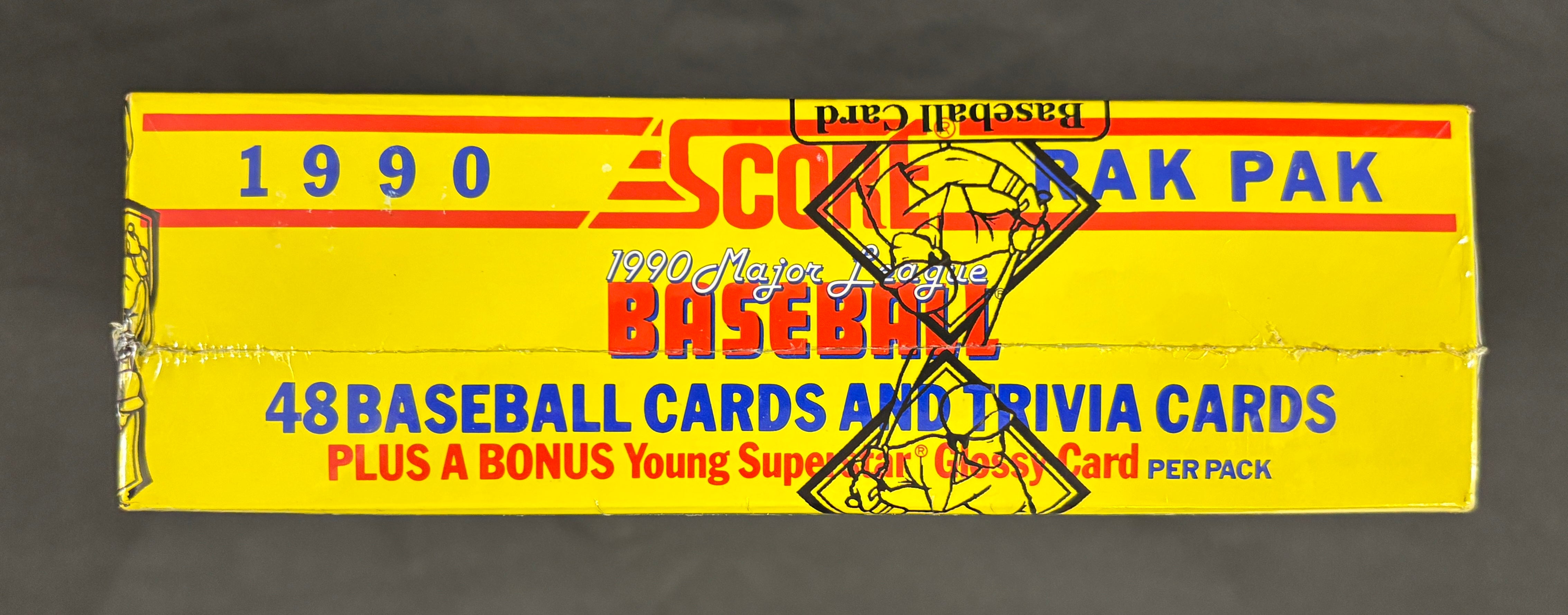1990 Score Baseball Rack Box BBCE Wrapped/Sealed FASC